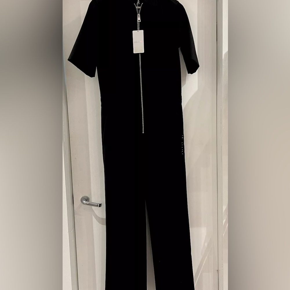 Zadig & Voltaire Black Wide-Leg Jumpsuit - Picture 8 of 11